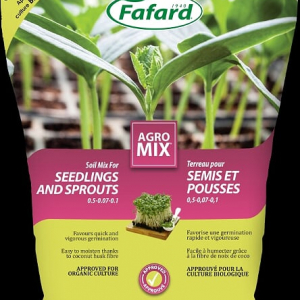 Terreau Agro Mix pour semis et pousses (Bio)  10 L, Fafard